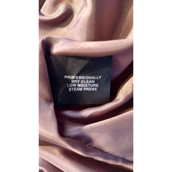 Anne Klein Women's Large Brown Wool Blend Pea Coat Old Money Heritage Timeless - Picture 7 of 7